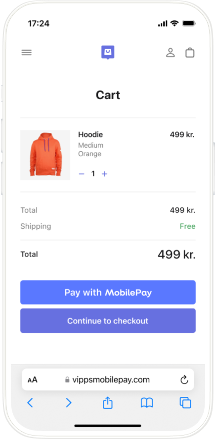 Pay with MobilePay