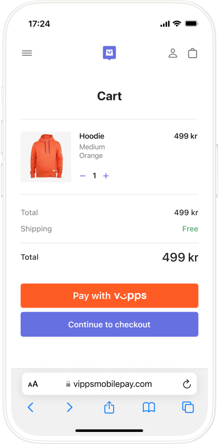 Pay with Vipps