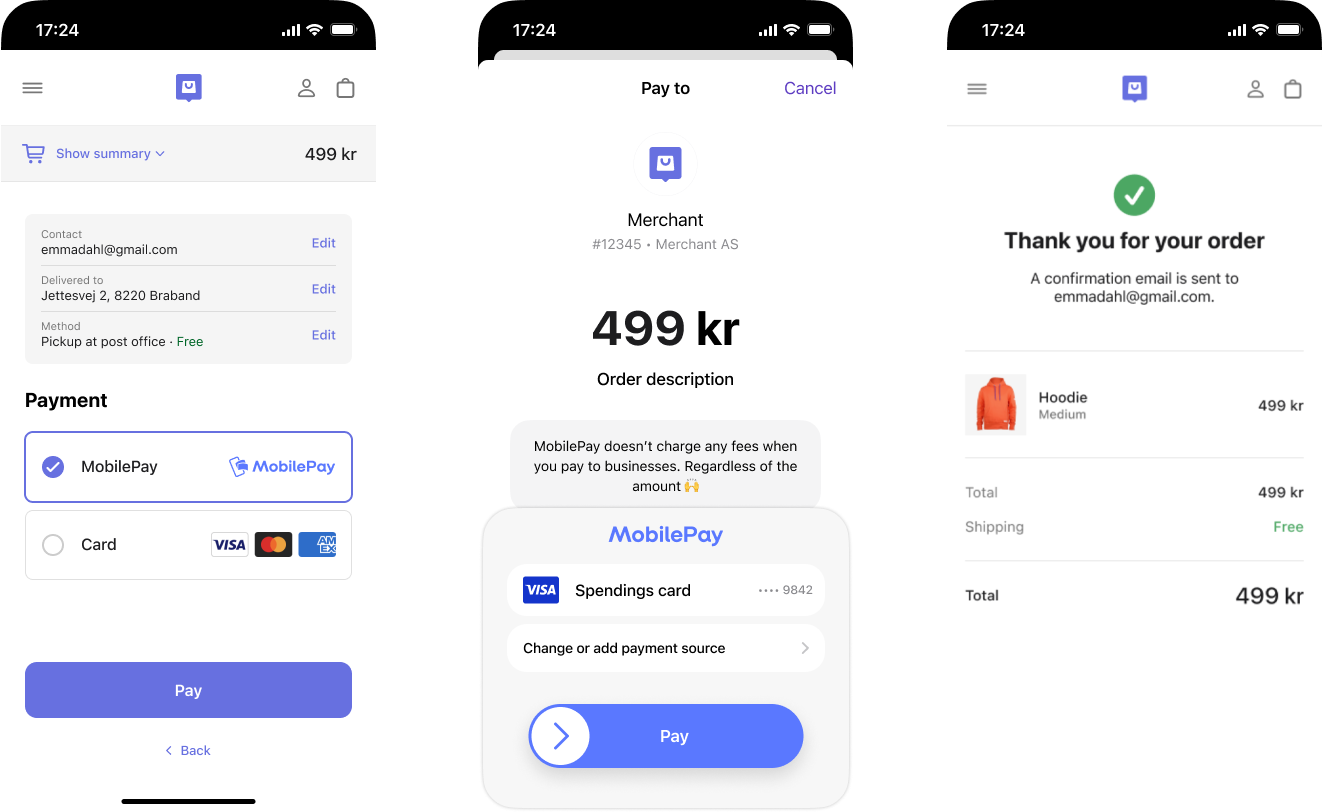App switch flow in MobilePay
