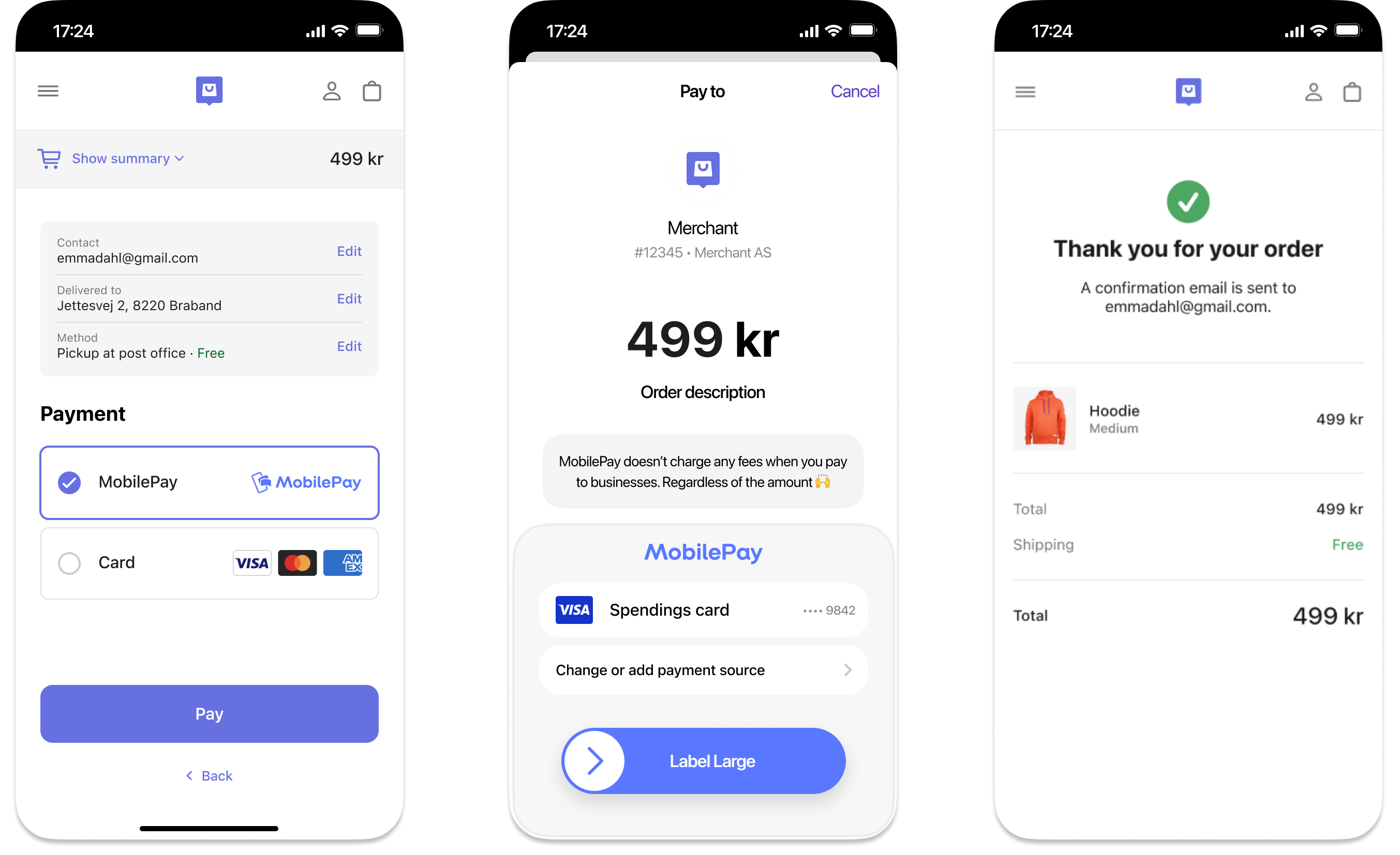 App switch flow in MobilePay