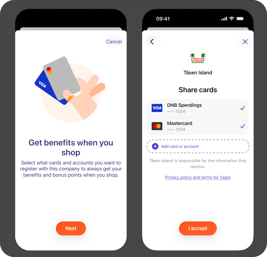 Login Connect consent screens