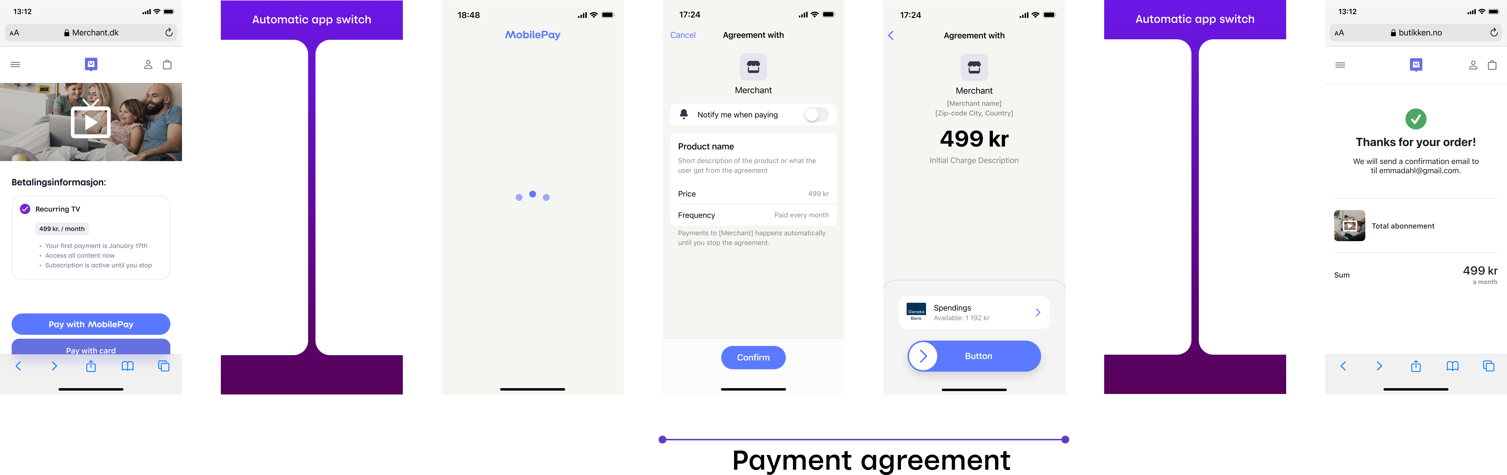 Accept agreement in MobilePay (opens in a new tab)