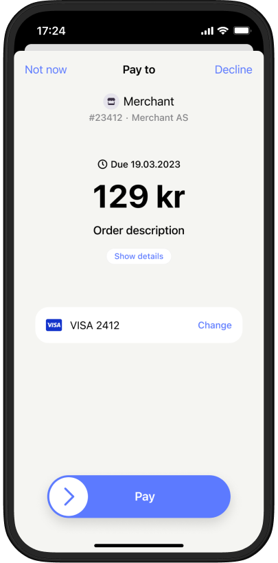 MobilePay delay