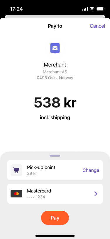 Change shipping option