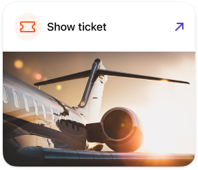 show ticket example